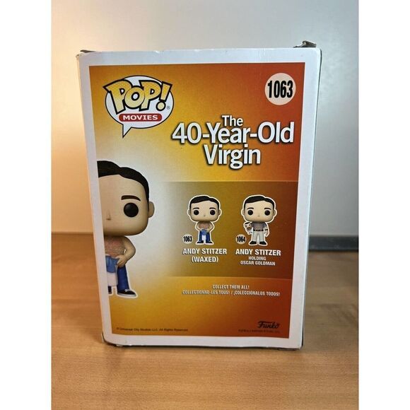 Funko POP! Andy Stitzer (Waxed) #1063 40-Year-Old Virgin Vinyl Figure 2021 - Picture 6 of 8
